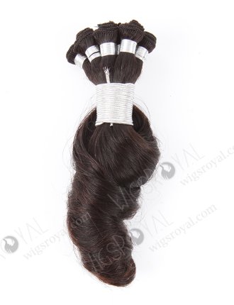 In Stock Brazilian Virgin Hair 16" Loose Spiral Curl Natural Color Hand-tied Weft SHW-004
