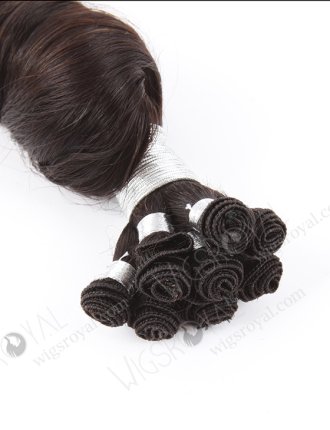 In Stock Brazilian Virgin Hair 16" Loose Spiral Curl Natural Color Hand-tied Weft SHW-004