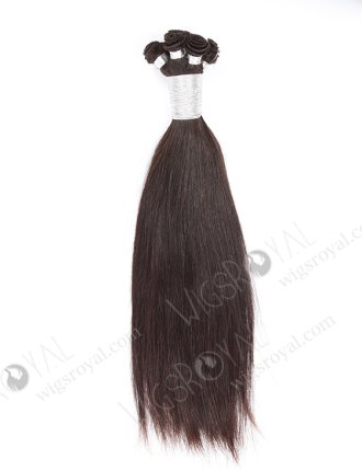 In Stock Brazilian Virgin Hair 14" Silky Straight Natural Color Hand-tied Weft SHW-025