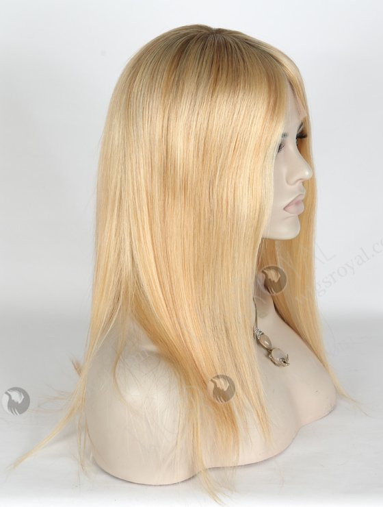 Good Quality European Virgin Hair Wigs Rooted Blonde Human Hair Wigs Caucasian GLL-08021-13939