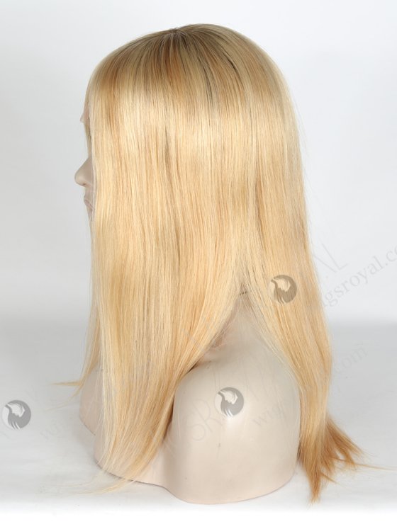 Good Quality European Virgin Hair Wigs Rooted Blonde Human Hair Wigs Caucasian GLL-08021-13940