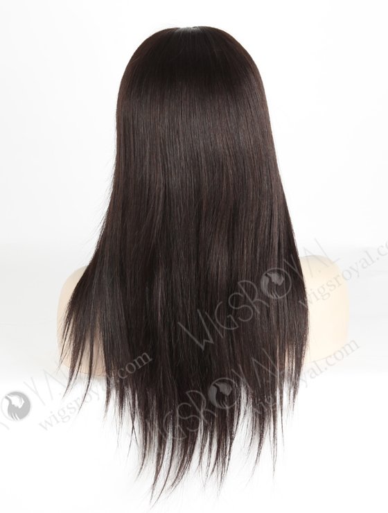 Best Wig Companies Natural Looking Realistic Human Hair Wigs |  In Stock European Virgin Hair 16" Straight 2# Color Lace Front Silk Top Glueless Wig GLL-08013-13921