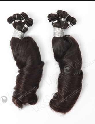 In Stock Brazilian Virgin Hair 18" Loose Spiral Curl Natural Color Hand-tied Weft SHW-005