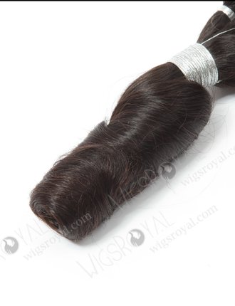 In Stock Brazilian Virgin Hair 14" Loose Spiral Curl Natural Color Hand-tied Weft SHW-003