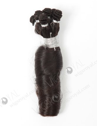 In Stock Brazilian Virgin Hair 14" Loose Spiral Curl Natural Color Hand-tied Weft SHW-003