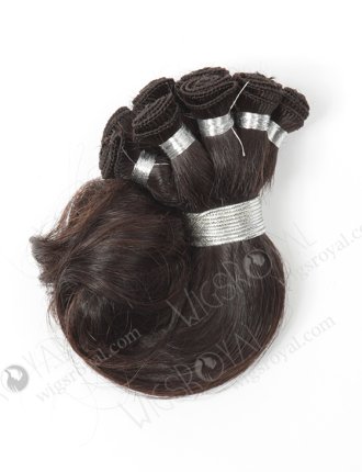 In Stock Brazilian Virgin Hair 10" Loose Spiral Curl Natural Color Hand-tied Weft SHW-001