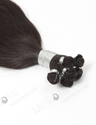 In Stock Brazilian Virgin Hair 20" Silky Straight Natural Color Hand-tied Weft SHW-023