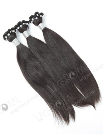 In Stock Brazilian Virgin Hair 16" Silky Straight Natural Color Hand-tied Weft SHW-021