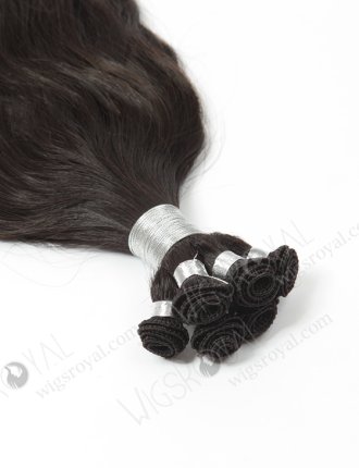 In Stock Brazilian Virgin Hair 20" Natural Wave Natural Color Hand-tied Weft SHW-013