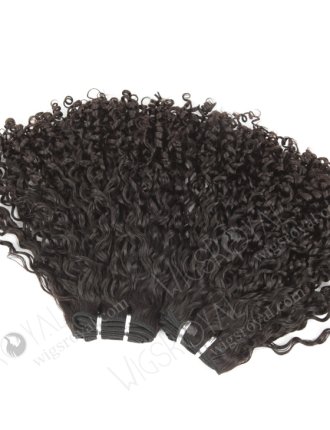 Hot Selling Double Drawn 14'' 7A Peruvian Virgin Natural Color Hair Wefts WR-MW-171