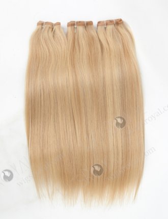 Seamless Comfortable Flat Hybrid Wefts Cuticle Aligned European Virgin Hair WR-MW-189