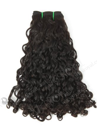 Hot Selling Double Drawn 14'' 5a Peruvian Virgin Loose Pissy Curl Natural Color Hair Wefts WR-MW-151