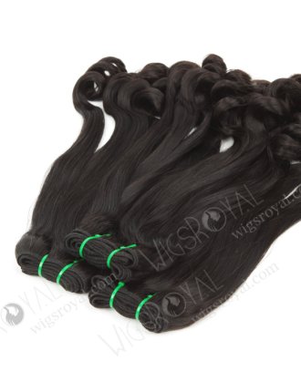 Fashionable Double Drawn 18'' 7A Peruvian Virgin Tighter Tip Curl Hair Wefts WR-MW-158