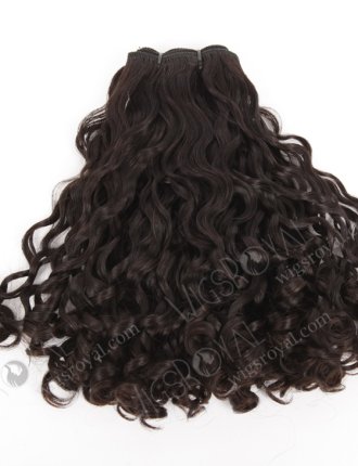Top Quality 12'' Peruvian Virgin Bouncy Curl (Looser Tip) Natural Color Hair Wefts WR-MW-150