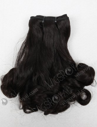 Double Draw 12" Tip Curl Brazilian Human Hair Weave Sale WR-MW-094