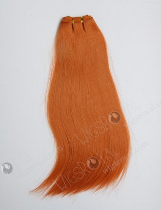 Straight Orange Color Hair Extension WR-MW-068