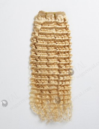 18" Deep Wave 613# Blonde Malaysian Hair Weave WR-MW-051