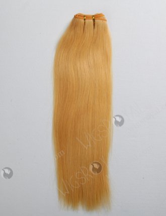 Yellow Color 100 Percent Brazilian Hair Weaving WR-MW-066