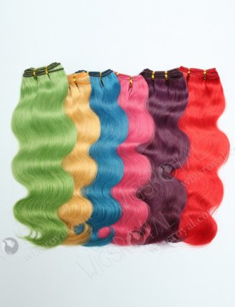 Body Wave Red Human Hair Weaving WR-MW-063