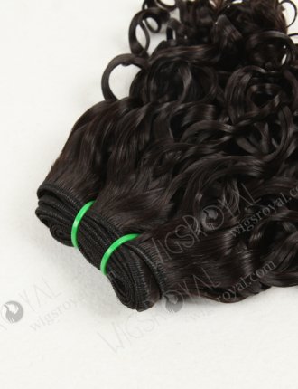 Brazilian Virgin Hair 10" Bouncy Curl(Tighter Tip) Natural Color Machine Weft WR-MW-002
