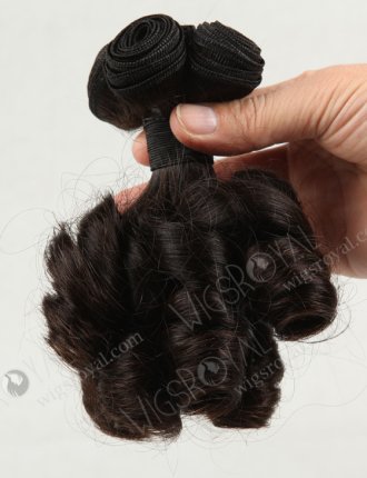 Double Draw 10" Egg Roll Curl Virgin Peruvian Hair Weft WR-MW-003