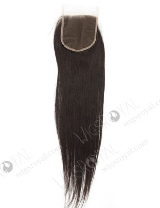 In Stock Indian Remy Hair 20" Straight Natural Color Top Closure STC-269