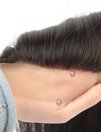 In Stock Indian Remy Hair 20" Straight Natural Color Top Closure STC-269