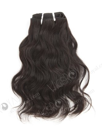 In Stock Indian Virgin Hair 10" Natural Wave Natural Color Machine Weft SM-046