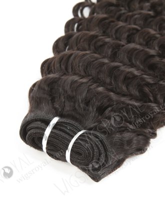 In Stock Brazilian Virgin Hair 16" Deep Wave Natural Color Machine Weft SM-4153