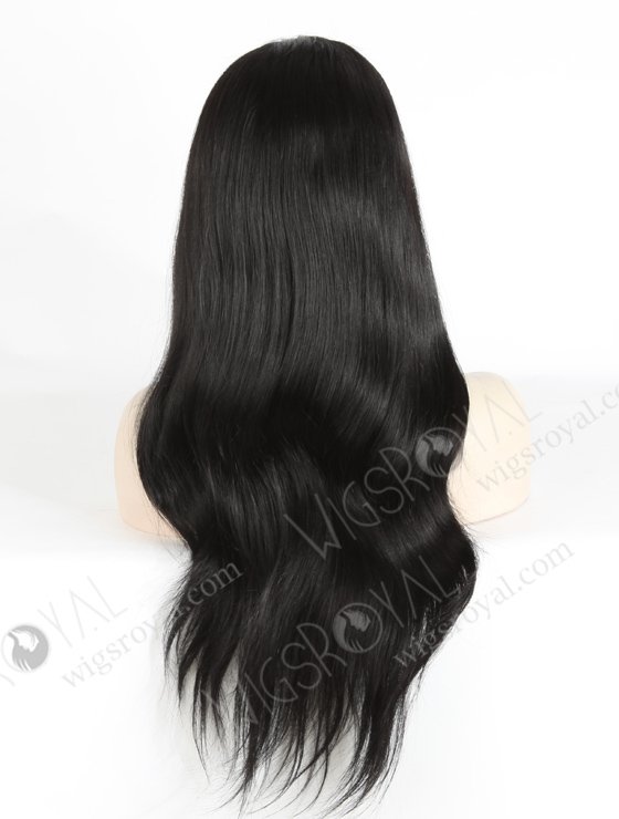 In Stock Indian Remy Hair 22" Straight 1# Color Full Lace Wig FLW-01650-17394