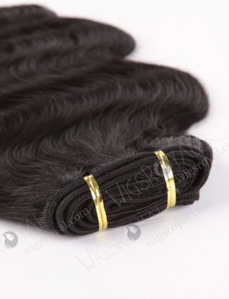 14" Jet Black Indian Remy Body Wave Hair Weaving For Women WR-MW-021