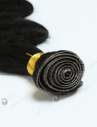 Brazilian Virgin Hair 18" Body Wave Jet Black PU Skin Weft WR-SW-002