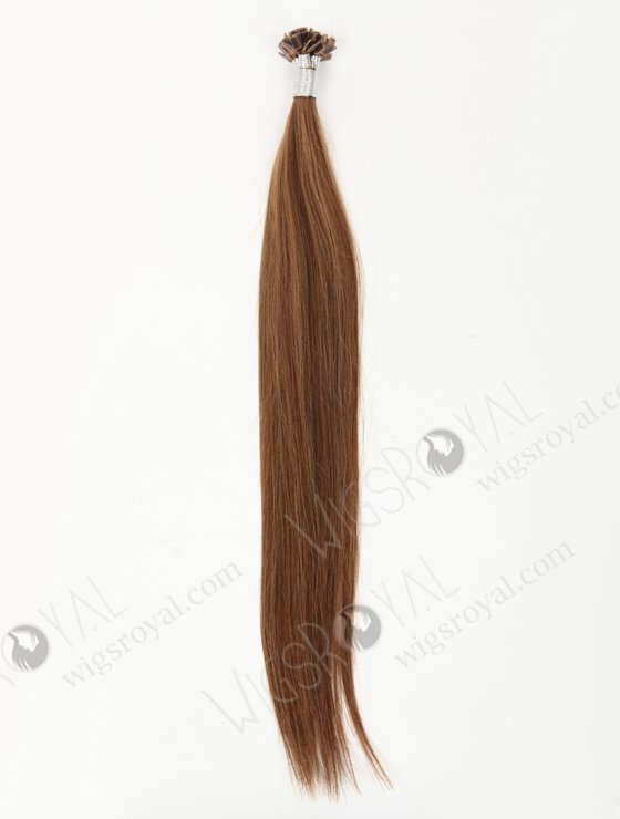 Brown Color Human Hair Flat Tip Keratin Pre bonded Hair Extensions WR-PH-017-16902