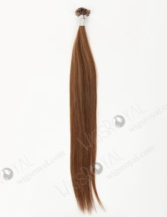 Brown Color Human Hair Flat Tip Keratin Pre bonded Hair Extensions WR-PH-017