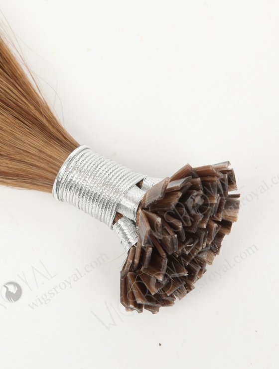 Brown Color Human Hair Flat Tip Keratin Pre bonded Hair Extensions WR-PH-017-16901