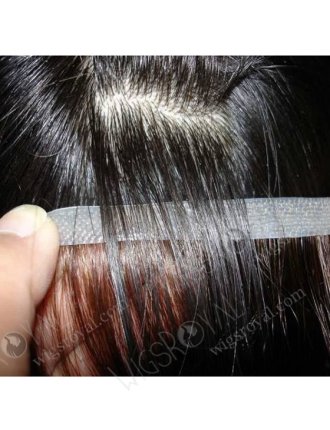 Hot Selling invisible PU skin weft seamless hair extension WR-SW-006