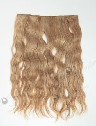 Indian Virgin 18'' Natural Wave Invisible Headband Wire Clip in Halo Hair Extensions WR-HA-004