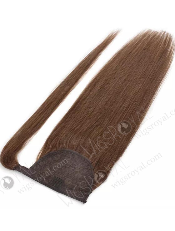 Top Popular Magic Tape Braided Drawstring Wrap Straight Ponytails WR-PT-003-17498