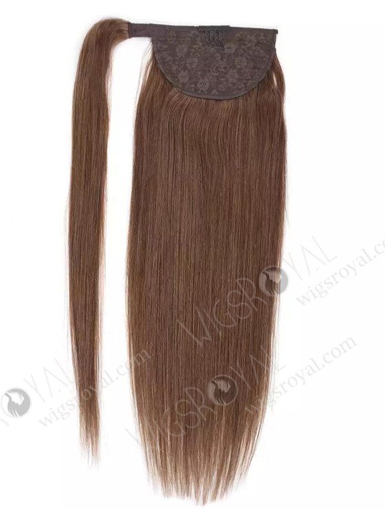 Top Popular Magic Tape Braided Drawstring Wrap Straight Ponytails WR-PT-003-17502