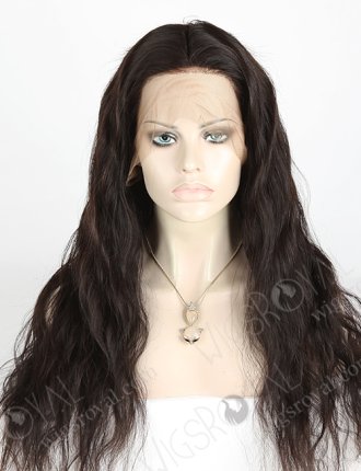 In Stock Brazilian Virgin Hair 24" Natural Wave Natural Color 360 Lace Wig 360LW-04012