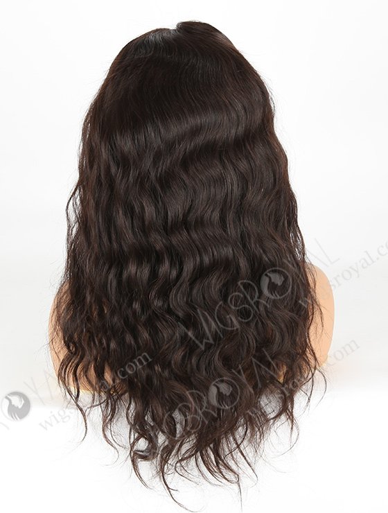 In Stock Brazilian Virgin Hair 18" Natural Wave Natural Color 360 Lace Wig 360LW-04009-17763