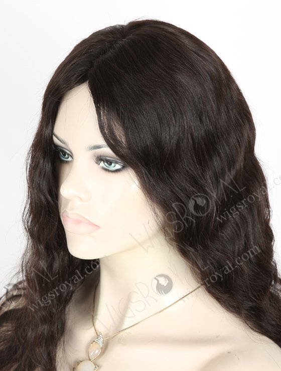 In Stock Brazilian Virgin Hair 20" Natural Wave Natural Color Silk Top Glueless Wig GL-04036-17925