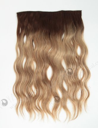 Top Quality Natural Wave Invisible Headband Wire Clip in Halo Hair Extensions WR-HA-002