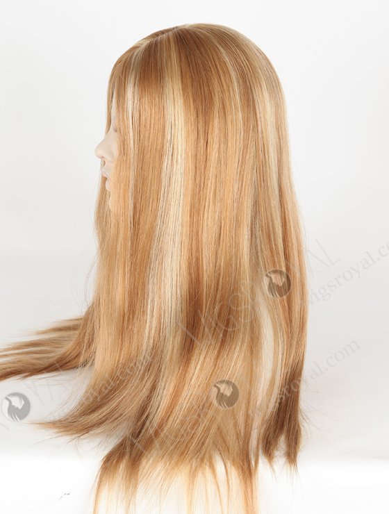 Highlight Color Double Draw 20'' European Human Hair Mono Lace Wigs WR-MOW-001-18165