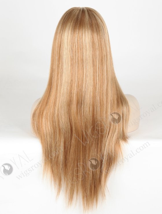 Highlight Color Double Draw 20'' European Human Hair Mono Lace Wigs WR-MOW-001-18167