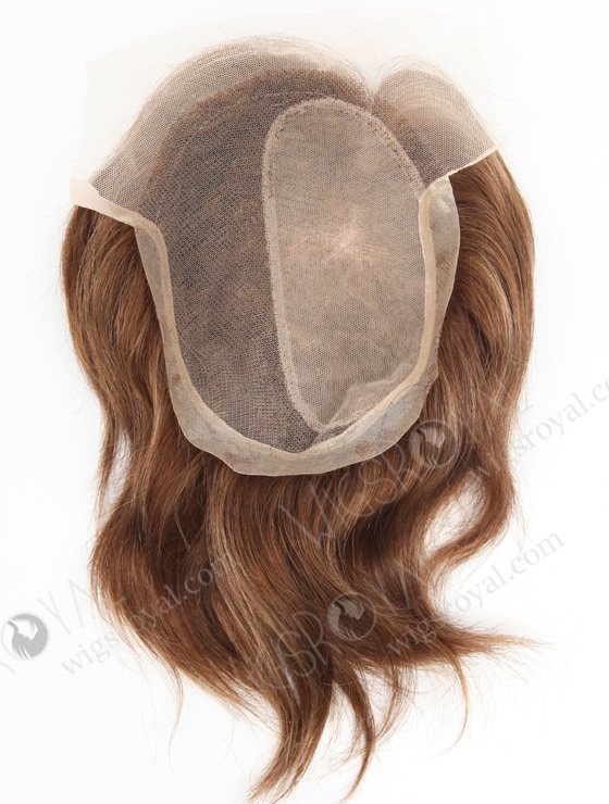 Customize Silk Topper With Lace With PU Around Full Volume Human Hair Topper WR-TC-052-18219
