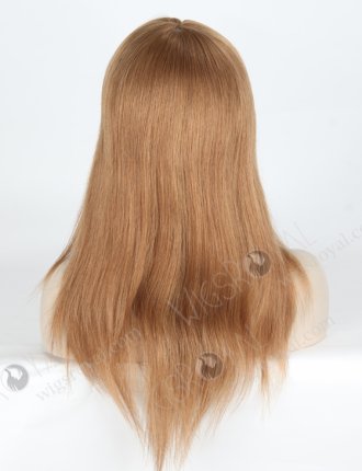 Silk Top Base Real Natural Human Hair Women Full Lace Wig with PU Thin Skin Perimeter WR-MOW-003