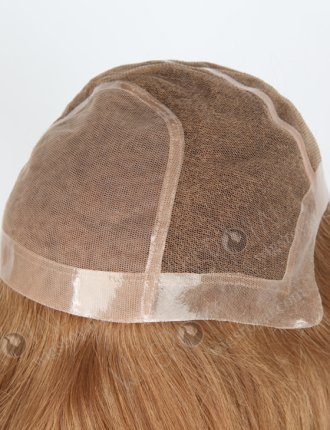 Silk Top Base Real Natural Human Hair Women Full Lace Wig with PU Thin Skin Perimeter WR-MOW-003