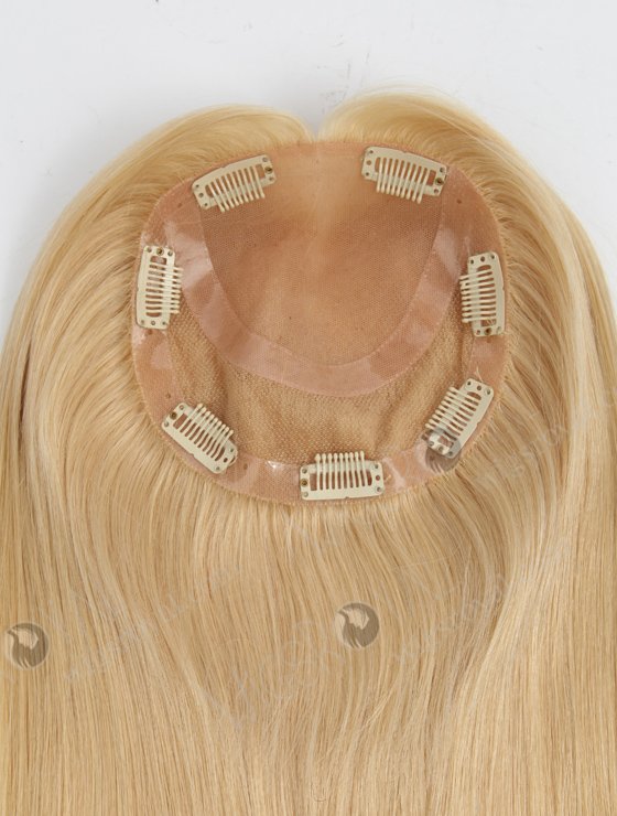 Wholesale Women Silk Base Topper Clip In Hair Piece With Thin Skin PU WR-TC-058-18288