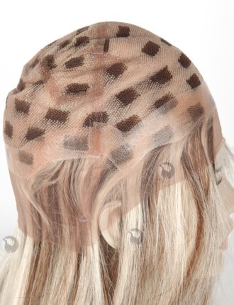 High Density Highlight Color 24'' Brazilian Virgin Hair Lace Wigs With PU WR-MOW-004